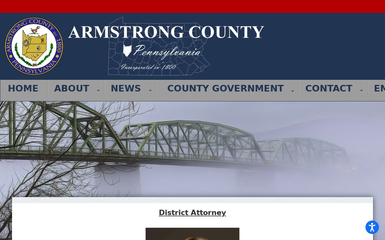 Armstrong County District Attorney official page